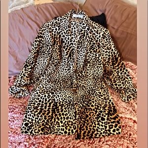 Just fab leopard blazer